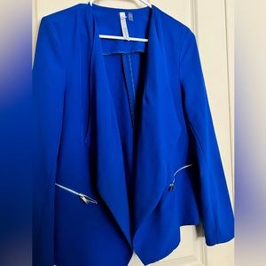 NY Collection Blue Blazer M